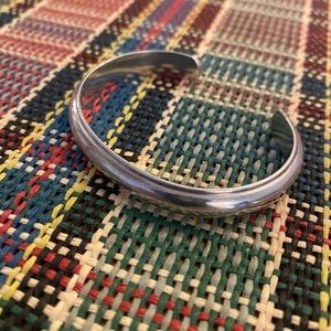 Sterling silver cuff bracelet